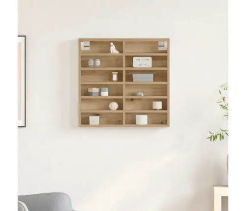 Izstādes Skapis Ar Plauktu Artisānā Ozols 60 X 8,5 X 58 Cm Vidaxl