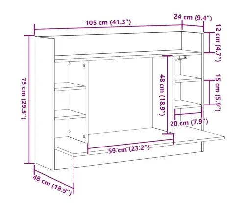 Pie Sienas Stiprināms Rakstāmgalds Vecs Koks 105 X 48 X 75 Cm Vidaxl Pie Sienas Stiprināms Rakstāmgalds Vecs Koks 105 X 48 X 75 Cm Vidaxl