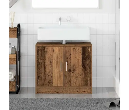 Izlietnes Skapis Vecs Koks 63 X 29 X 55 Cm Inženierijas Koks Vidaxl