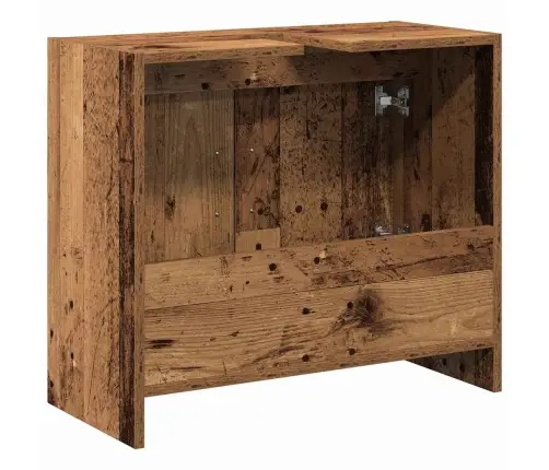 Izlietnes Skapis Vecs Koks 63 X 29 X 55 Cm Inženierijas Koks Vidaxl