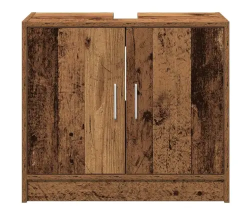 Izlietnes Skapis Vecs Koks 63 X 29 X 55 Cm Inženierijas Koks Vidaxl