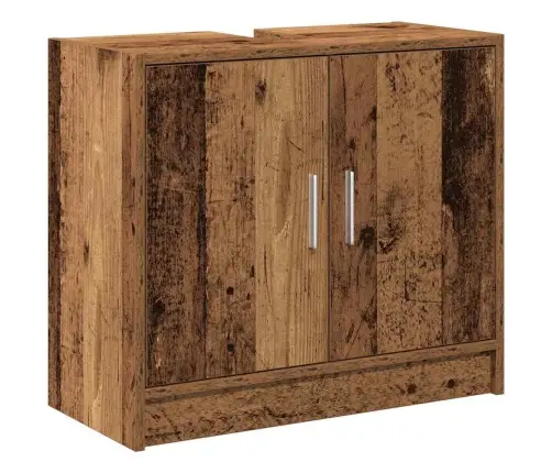 Izlietnes Skapis Vecs Koks 63 X 29 X 55 Cm Inženierijas Koks Vidaxl