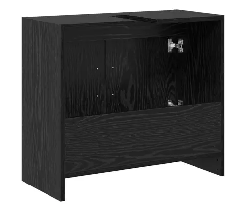 Vonios Spintelė Juodas Ąžuolas 63 X 29 X 55 Cm Apdirbta Mediena