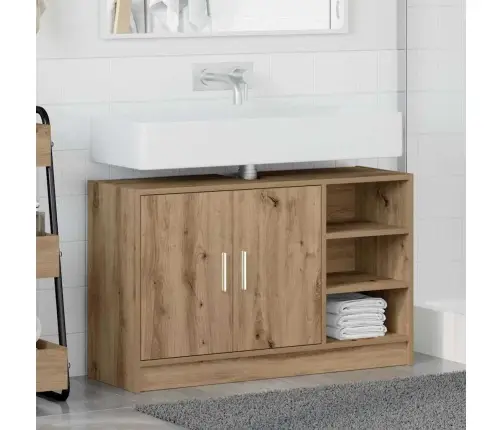 Vonios Spintelė Su Lentyna Amatininkų Ąžuolas 90 X 29 X 55 Cm
