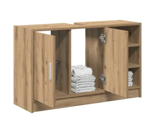 Vonios Spintelė Su Lentyna Amatininkų Ąžuolas 90 X 29 X 55 Cm