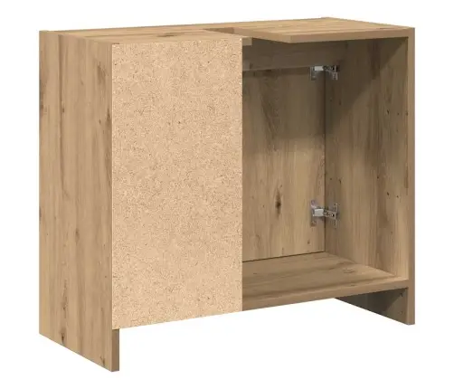 Vannitoa Kapp Riiuliga Käsitööpuu 63 X 29 X 55 Cm Tehispuit