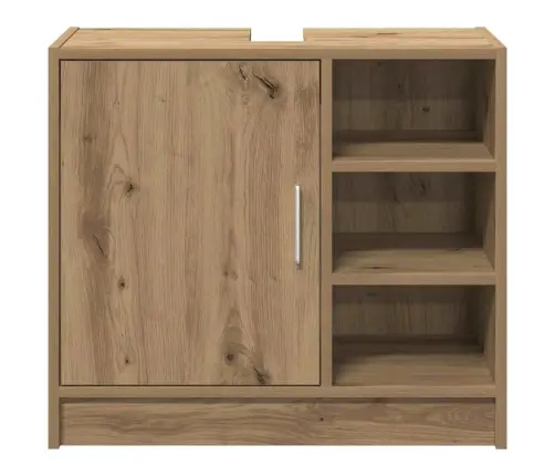 Vannitoa Kapp Riiuliga Käsitööpuu 63 X 29 X 55 Cm Tehispuit