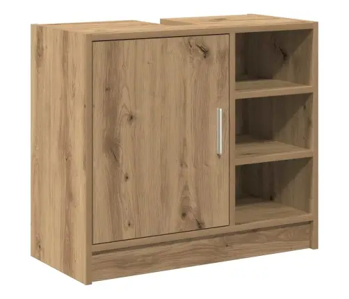 Vannitoa Kapp Riiuliga Käsitööpuu 63 X 29 X 55 Cm Tehispuit