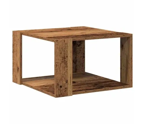 Kafijas Galds Vecs Koks 51.5X51.5X30 Cm Inženierēts Koks Vidaxl