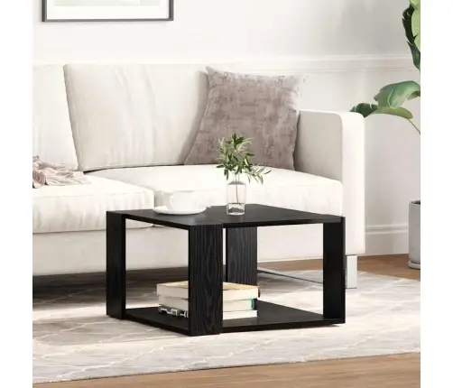 Kohvilaud Must Tamm 51.5 X 51.5 X 30 Cm Tehispuit