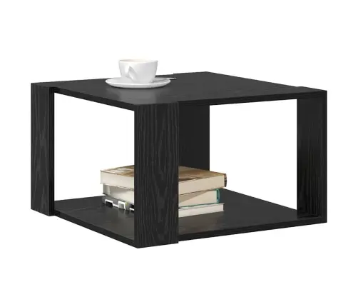Kohvilaud Must Tamm 51.5 X 51.5 X 30 Cm Tehispuit