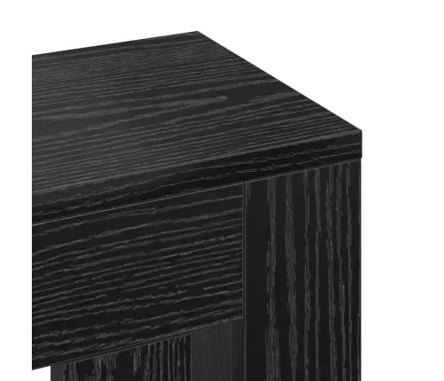 Radiatora Vāks Melns Ozolkoks 175 X 20 X 82 Cm Vidaxl