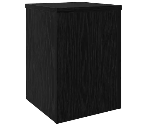 Augalų Stovas 2 Pcs Juoda Ąžuolo 25 X 25 X 35 Cm