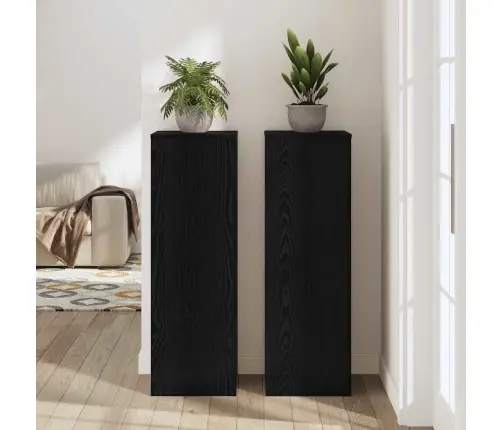 Taimede Alus Must Tamm 33 X 33 X 100 Cm Tehispuit Taimede Alus Must Tamm 33 X 33 X 100 Cm Tehispuit