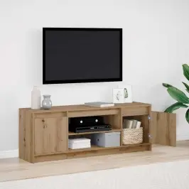 Televizora Skapīša Brūna 139.5 X 34 X 50 Cm Inženierijas Koks Vidaxl