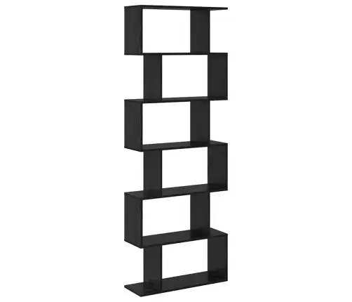 Grāmatu Skapis Melns Ozols - 70 X 24 X 193.5 Cm, Koks Vidaxl