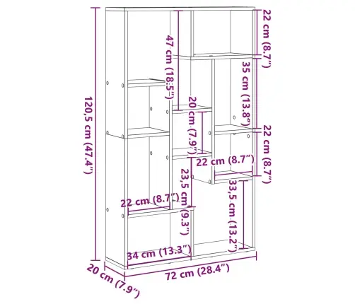 Melns Ozola Grāmatu Plaukts Melns Ozols Inženierētā Koksne Vidējs Vidaxl
