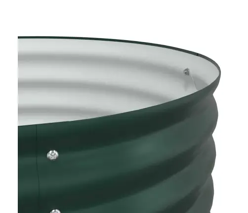 Dārzā Pacelta Gulta Dārzam Zaļā Krāsā 160X80X81 Cm Cinkotā Tēraudā Vidaxl