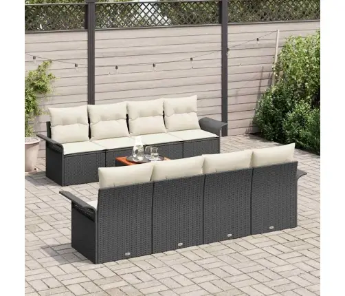 Aia Diivanikomplekt 9 Pcs Must Polürooster