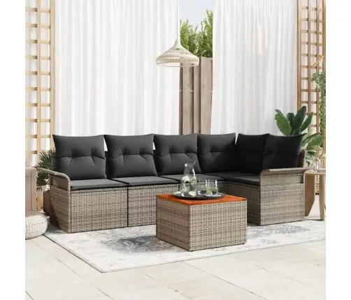 Aia Diivanikomplekt Padjaga 6 Pcs Hall Polürotang