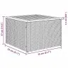Sodo Sofų Rinkinys 6 Pcs Juoda Poli Ratanas