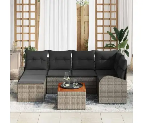 Aia Diivanikomplekt Padjaga 7 Pcs Hall Polürotang