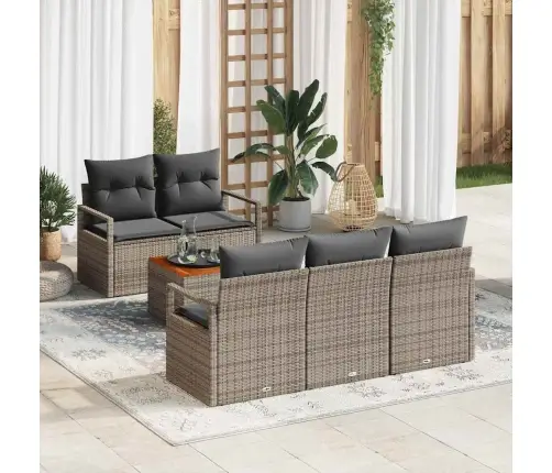 Aia Diivanikomplekt Padjaga 6 Pcs Hall Polürotang