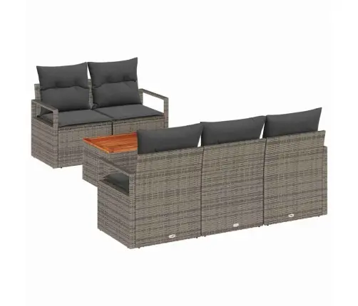 Aia Diivanikomplekt Padjaga 6 Pcs Hall Polürotang