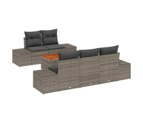 Aia Diivanikomplekt Padjaga 6 Pcs Hall Polürotang