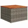 Sodo Sofų Rinkinys Su Pagalve 8 Pcs Pilka Poli Ratanas