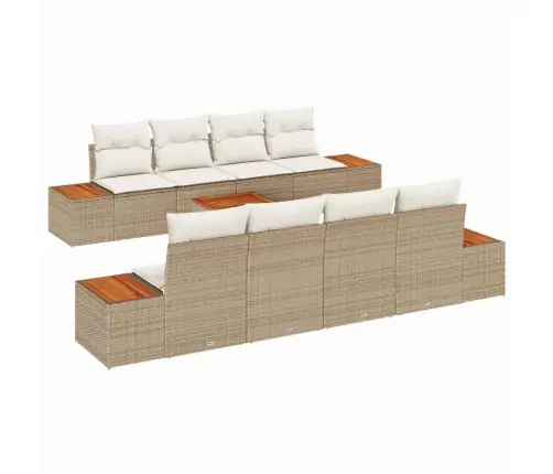 Aia Diivanikomplekt Padjaga 9 Pcs Beež Polürooster