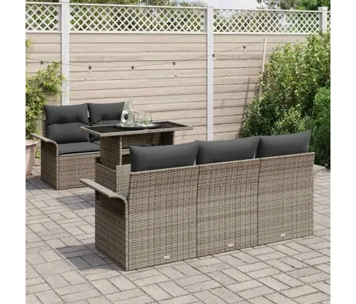 Aia Diivanikomplekt Padjaga 6 Pcs Hall Polürotang