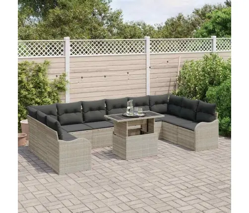 Aia Diivanikomplekt Padjaga 11 Pcs Helehall Polürooster