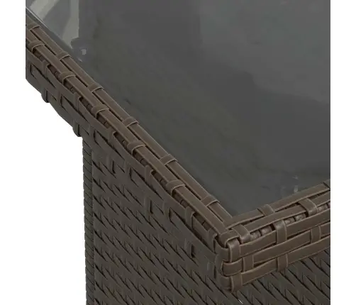 Aia Diivanikomplekt 6 Pcs Pruun Ja Kreemjas 100 X 55 X 73 Cm