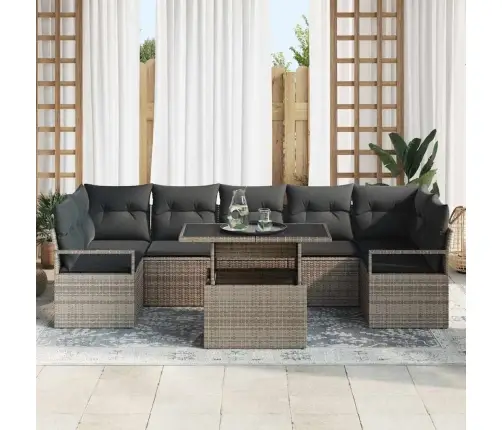 Aia Diivanikomplekt Padjaga 8 Pcs Hall Polürotang