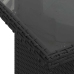 Sodo Sofų Rinkinys Su Pagalve 6 Pcs Juoda 100 X 55 X 73 Cm