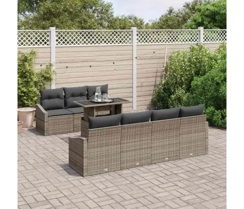 Aia Diivanikomplekt Padjaga 8 Pcs Hall Polürotang