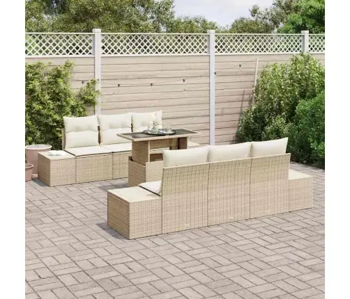 Diivanikomplekt Padjaga 7 Pcs Beez Ja Koor Polürotang