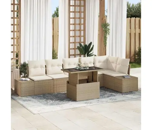 Aia Diivanikomplekt Padjaga 7 Pcs Beez Ja Koor Polürotang