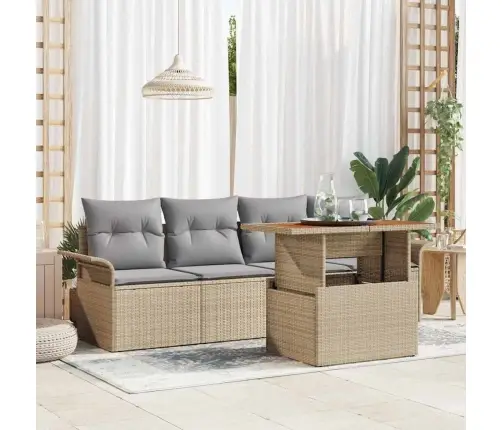 Aia Diivanikomplekt Padjaga 5 Pcs Beež Ja Helehall