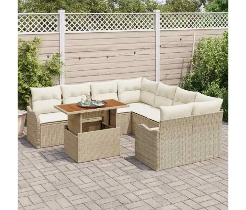 Aia Diivanikomplekt Padjaga 7 Pcs Beež Ja Kreemjas