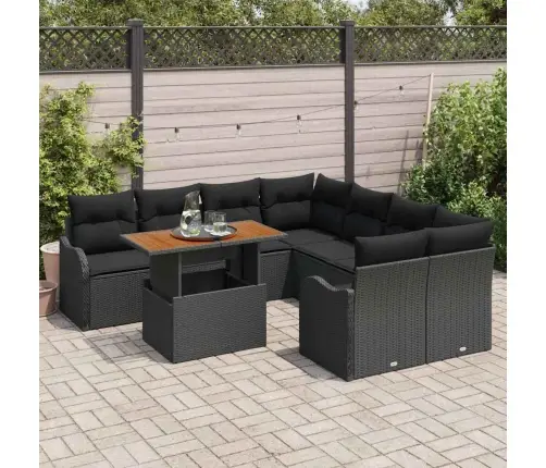 Aia Diivanikomplekt Padjaga 7 Pcs Must