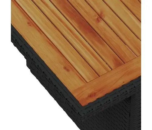 Sodo Sofų Rinkinys Su Pagalve 8 Pcs Juoda Ir Kreminė