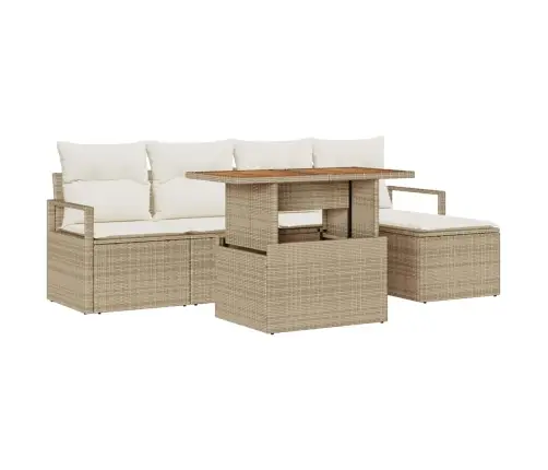 Aia Söögilaudade Komplekt Padjaga 6 Pcs Beez Ja Koor