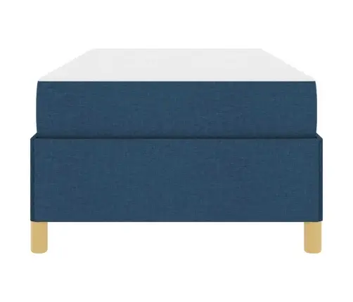 Lovos Rėmas Su Čiužiniu Mėlyna 90 X 200 Cm Audinys