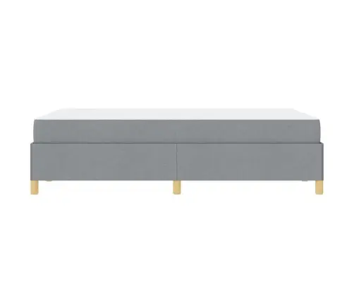 Voodi Raam Madratsiga Helehall 120 X 190 Cm Kangas