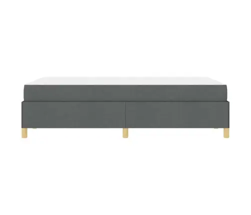 Voodi Raam Madratsiga Tumehall 120 X 190 Cm Kangas