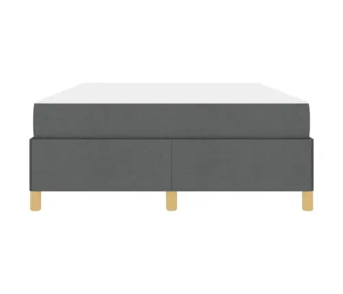 Kastītes Atsperu Gulta Tumši Pelēka Un Balta Un Tumši Pelēka Vidaxl