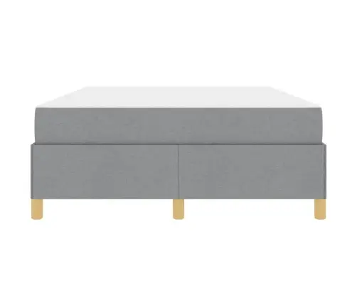 Kastītes Atsperu Gulta Gaiši Pelēka Un Balta Un Gaiši Pelēka Vidaxl