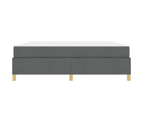 Kastītes Atsperu Gulta Tumši Pelēka Un Balta Un Tumši Pelēka Vidaxl